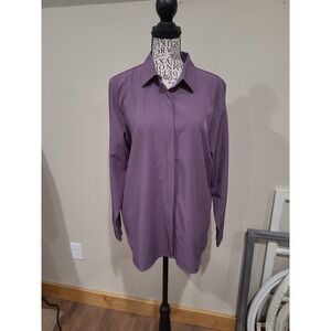 Modern Ambition Delightfully Technical‎ lady SZ S Purple shirt travel relaxed